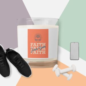 Christian candle Jesus wax candle