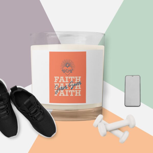 Christian candle Jesus wax candle