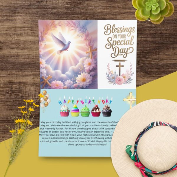 Christian birthday card to represent your love for jesus Christ on your birthday